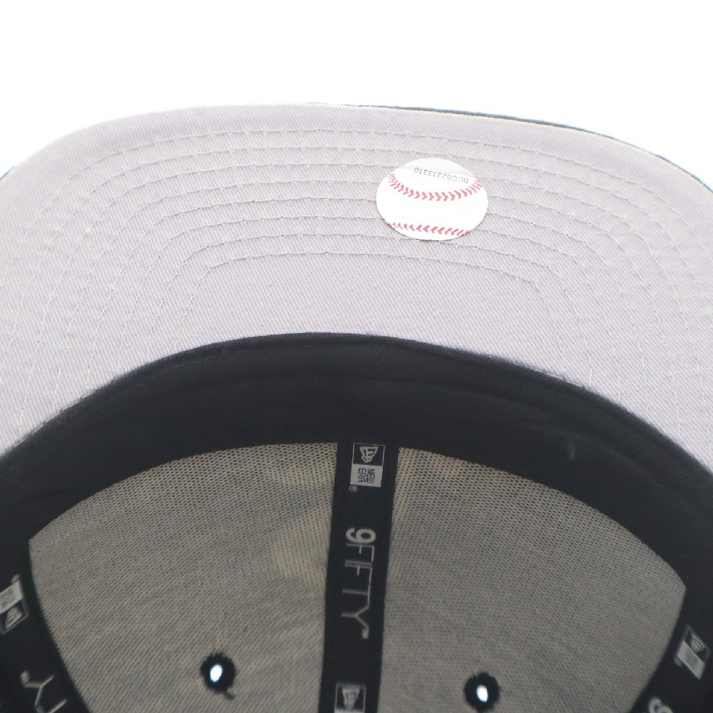 NEW ERA(ニューエラ) 9FIFTY Chicago White Sox ナインフィフティー シカゴホワイトソックス 6パネル スナップバック ベースボールキャップ 帽子 ブラック