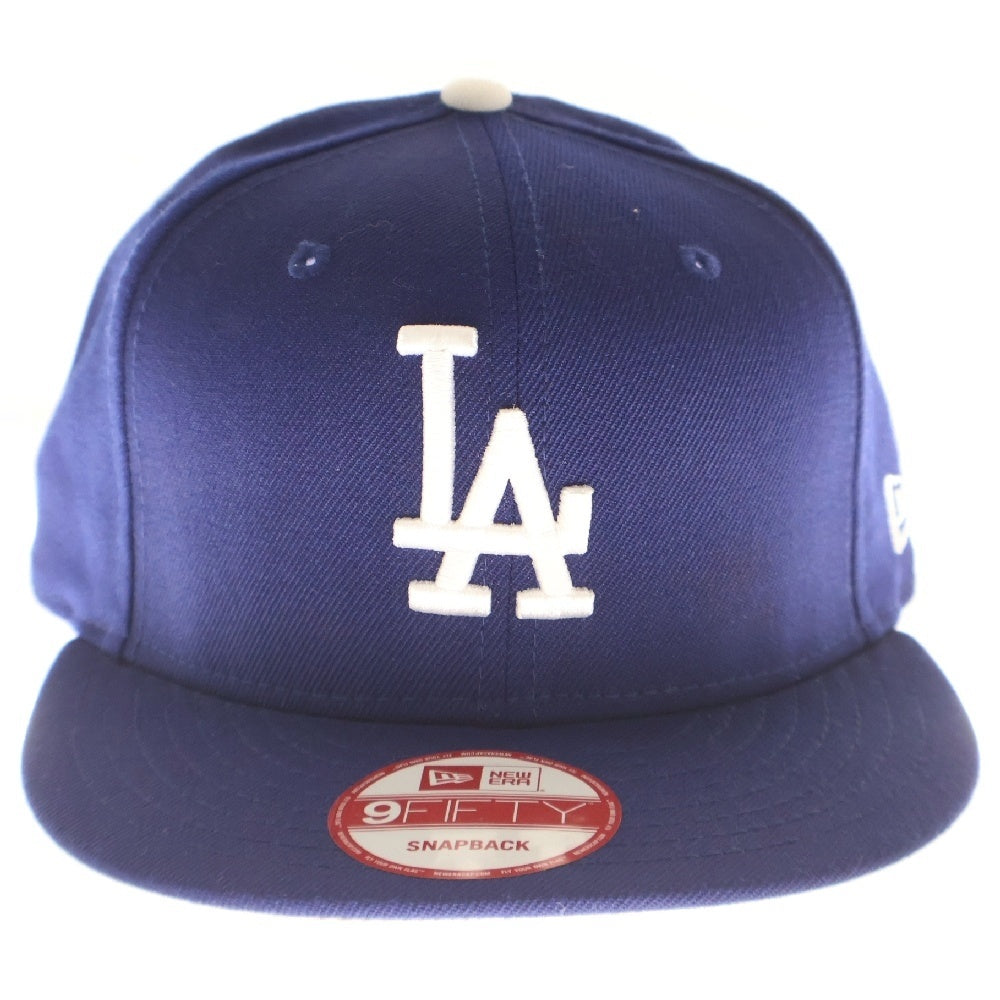 NEW ERA(ニューエラ) 9FIFTY Los Angeles Dodgers ナインフィフティー ロサンゼルスドジャース 6パネル スナップバック ベースボールキャップ 帽子 ブルー