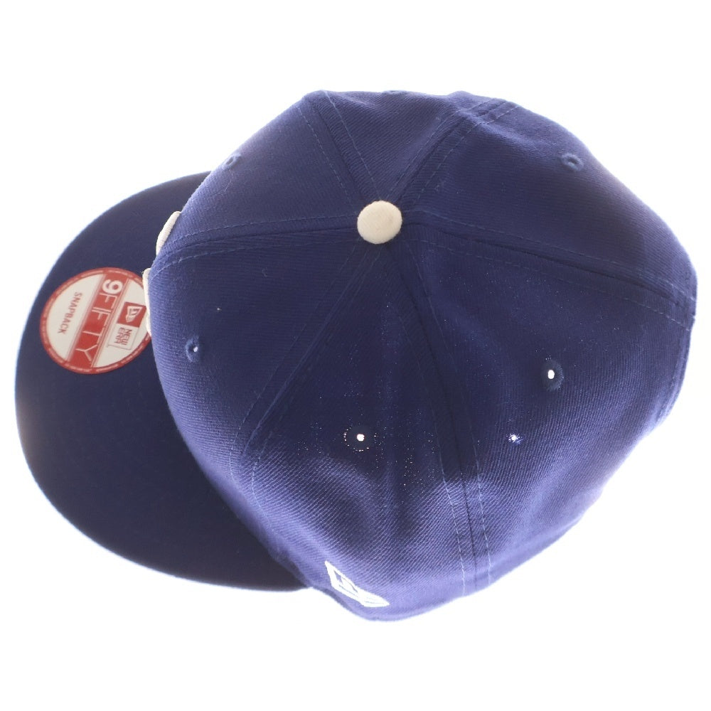 NEW ERA(ニューエラ) 9FIFTY Los Angeles Dodgers ナインフィフティー ロサンゼルスドジャース 6パネル スナップバック ベースボールキャップ 帽子 ブルー