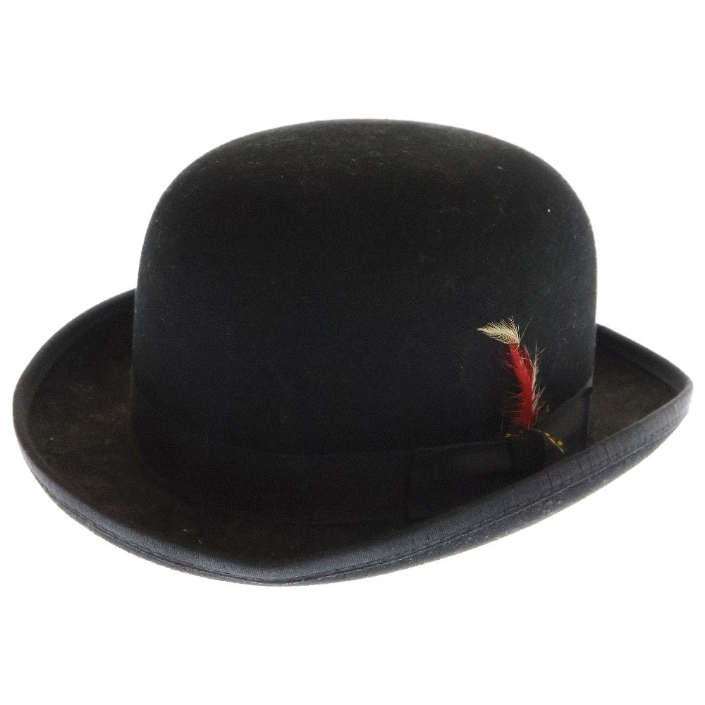 NEW YORK HAT(ニューヨークハット) DERBY ダービー ウール ボーラーハット 帽子 ブラック WPL5923