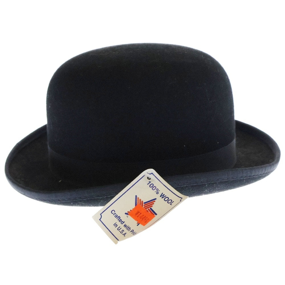 NEW YORK HAT(ニューヨークハット) DERBY ダービー ウール ボーラーハット 帽子 ブラック WPL5923
