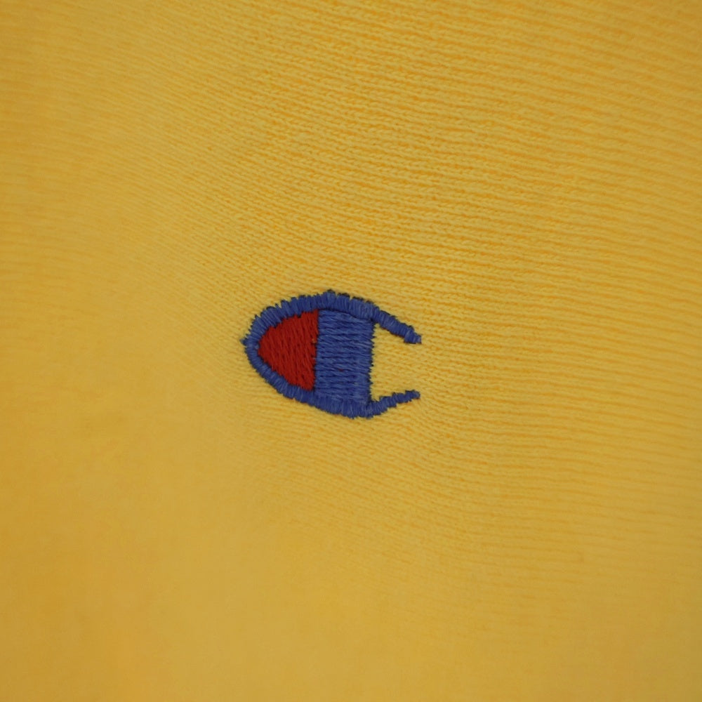 CHAMPION(チャンピオン) 90S VINTAGE REVERSE WEAVE ヴィンテージ USA製 リバースウィーブ 刺繍タグ クルーネック スウェット トレーナー イエロー