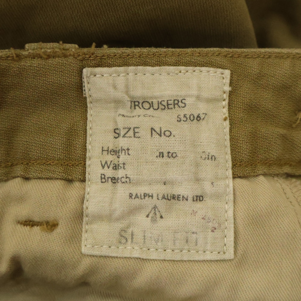 POLO RALPH LAUREN(ポロラルフローレン) SLIM FIT UTILITY CHINO スリムフィット ユーティリティ チノ カーゴパンツ ブラウン 55067
