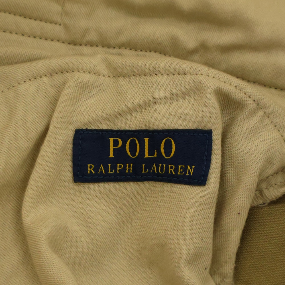 POLO RALPH LAUREN(ポロラルフローレン) SLIM FIT UTILITY CHINO スリムフィット ユーティリティ チノ カーゴパンツ ブラウン 55067