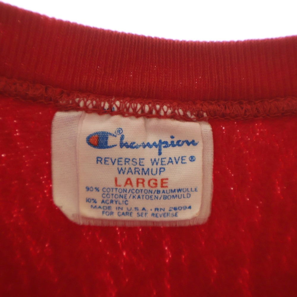 CHAMPION(チャンピオン) 80S VINTAGE REVERSE WEAVE ヴィンテージ USA製 リバースウィーブ トリコタグ クルーネック スウェット トレーナー レッド
