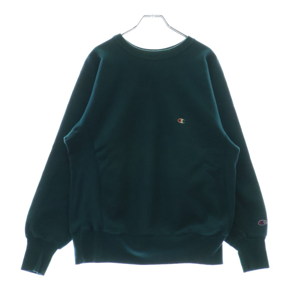 CHAMPION(チャンピオン) 90S VINTAGE REVERSE WEAVE ヴィンテージ USA製 リバースウィーブ 刺繍タグ クルーネック スウェット トレーナー ブルー