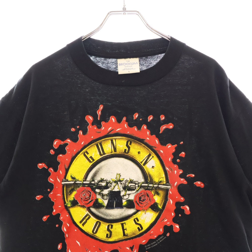 VINTAGE(ヴィンテージ) 90S VINTAGE GUNS N' ROSES GONE TO HELL ヴィンテージ ガンズアンドローゼズ プリント 半袖Tシャツ カットソー ブラック