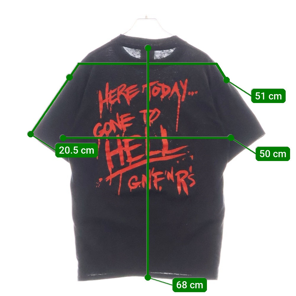 VINTAGE(ヴィンテージ) 90S VINTAGE GUNS N' ROSES GONE TO HELL ヴィンテージ ガンズアンドローゼズ プリント 半袖Tシャツ カットソー ブラック