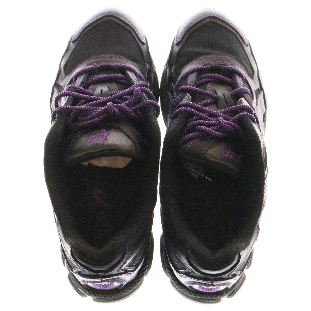 ASICS(アシックス) ×Needles GEL-NYC メッシュ切り替えレースアップローカットスニーカー ブラック パープル US8/26cm 1201B008