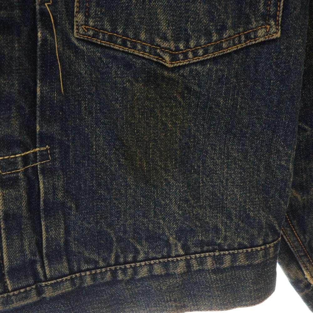 VINTAGE(ヴィンテージ) 50S VINTAGE 517XX 2nd ボタン裏ツメ刻印 BIG E 紙パッチ セカンド ヴィンテージ デニムジャケット インディゴ