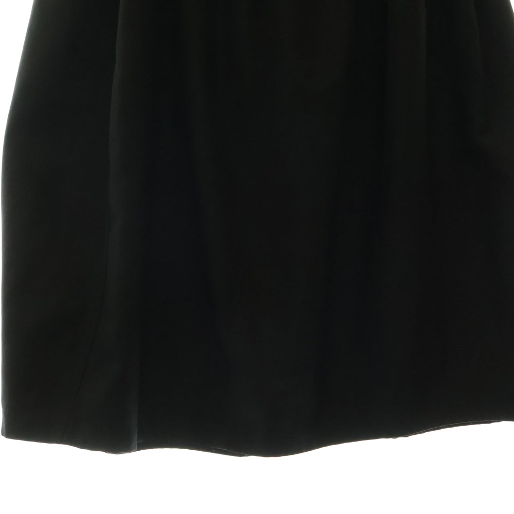 BLACK COMME des GARCONS(ブラックコムデギャルソン) 15SS AD2015 ポリ縮絨 変形パターン ウエストゴム スカート ブラック レディース 1O-S001