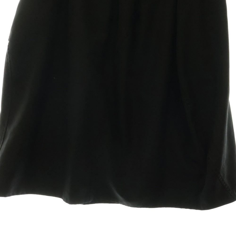 BLACK COMME des GARCONS(ブラックコムデギャルソン) 15SS AD2015 ポリ縮絨 変形パターン ウエストゴム スカート ブラック レディース 1O-S001