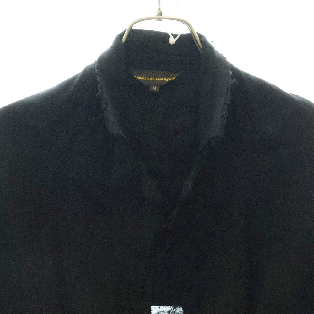 COMME des GARCONS(コムデギャルソン) 03SS AD2002 変形デザイン カットオフ ボタンレス ジャケット ブラック レディース GI-J002