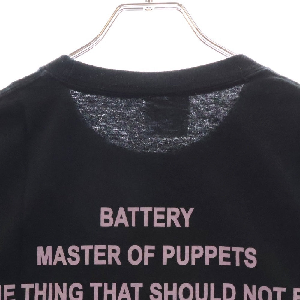 VINTAGE(ヴィンテージ) 00s METALLICA MASTER OF PUPPETS メタリカ マスターオブパペッツ 両面プリント クルーネック半袖Tシャツ カットソー ブラック