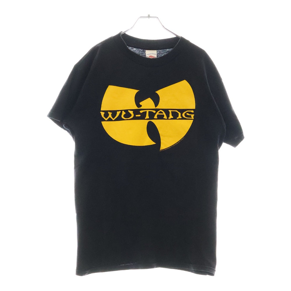 VINTAGE(ヴィンテージ) 00s Wu-Tang Clan ウータンクラン ロゴプリント クルーネック半袖Tシャツ カットソー ブラック