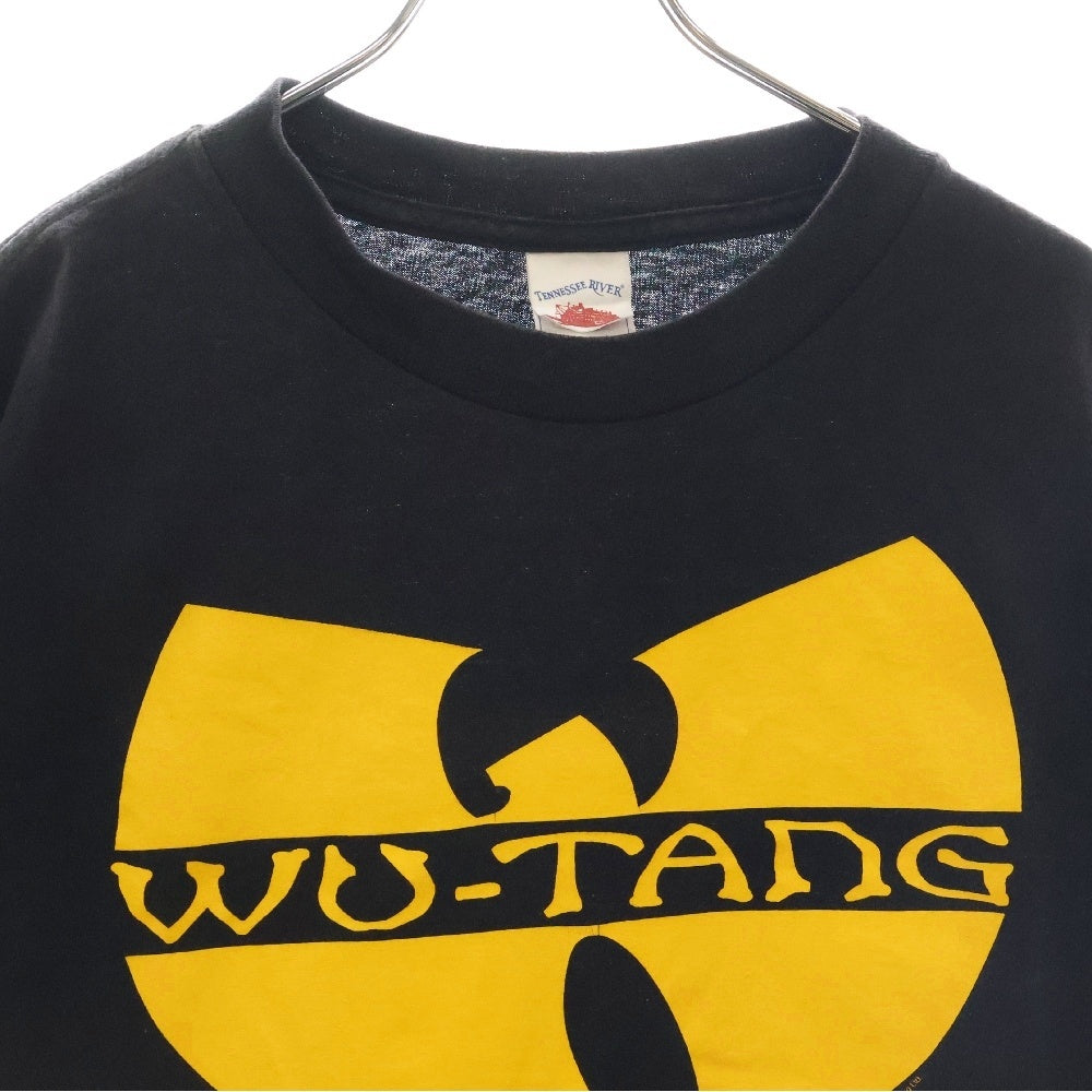 VINTAGE(ヴィンテージ) 00s Wu-Tang Clan ウータンクラン ロゴプリント クルーネック半袖Tシャツ カットソー ブラック