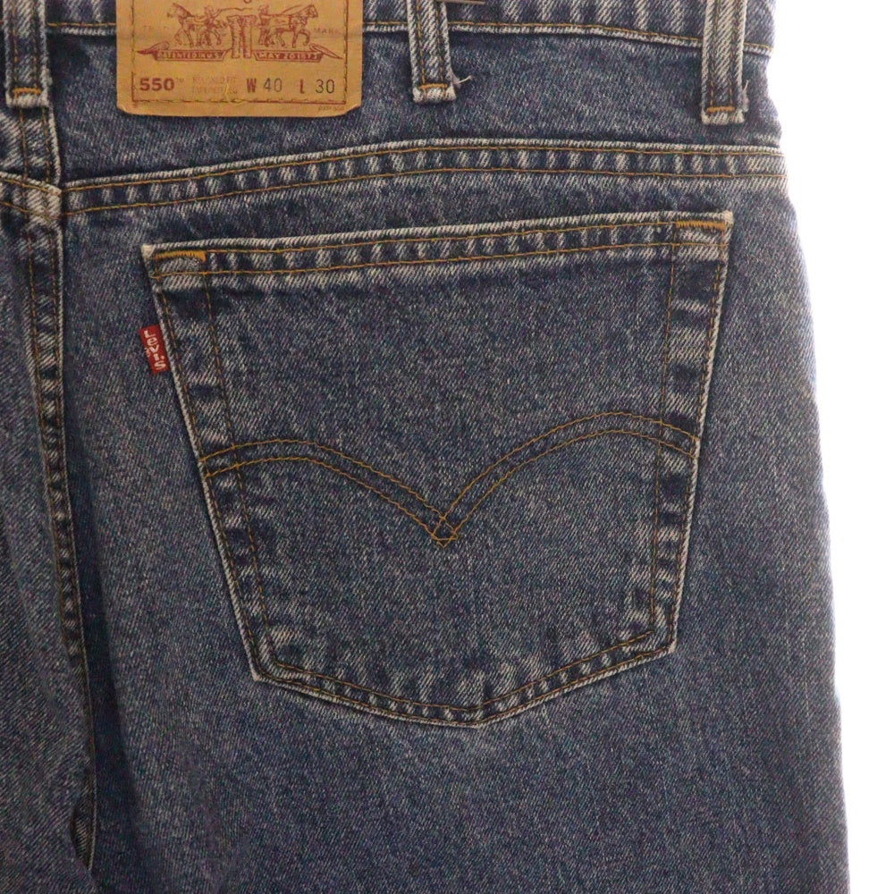 Levi's(リーバイス) 550 RELAXED FIT MENS JEANS ジップフライ リラックスフィット デニムパンツ インディゴ 00550-4891