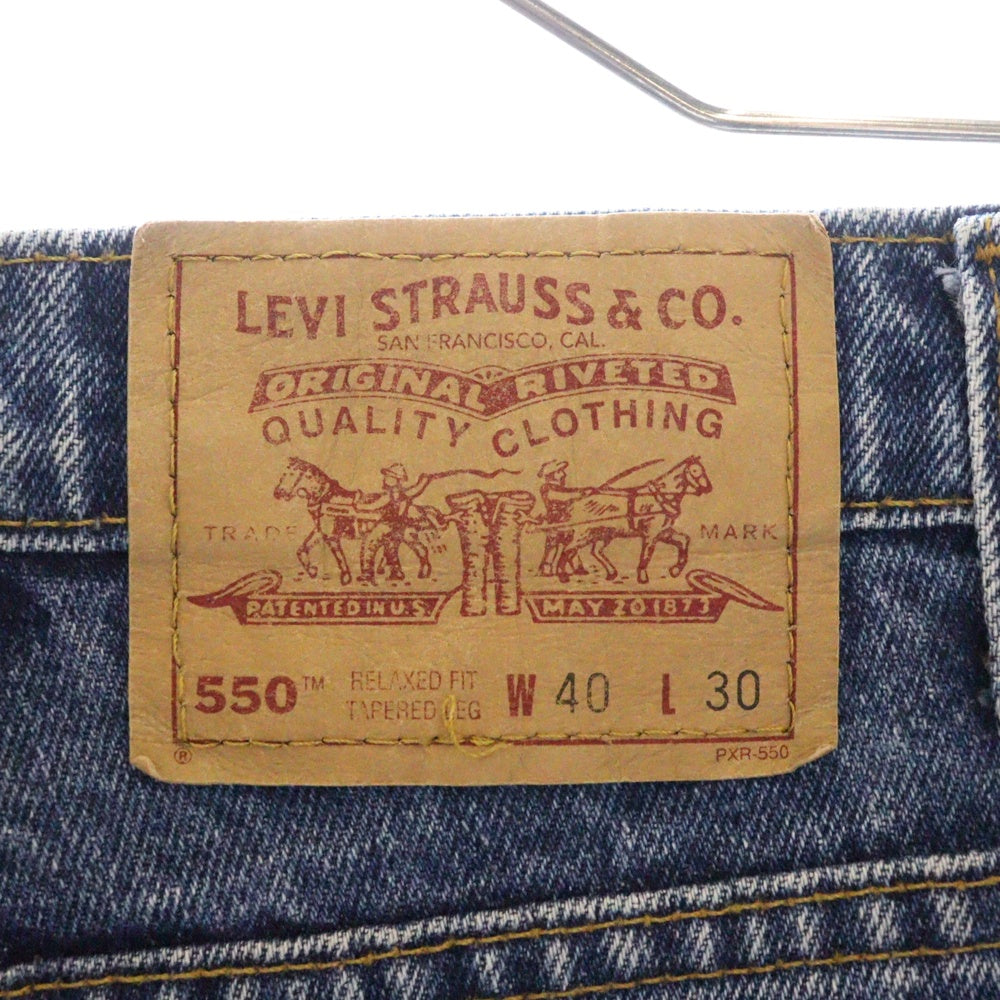 Levi's(リーバイス) 550 RELAXED FIT MENS JEANS ジップフライ リラックスフィット デニムパンツ インディゴ 00550-4891