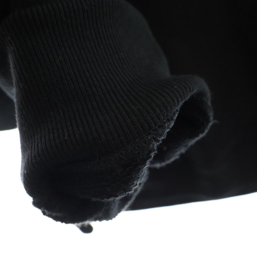 WACKO MARIA(ワコマリア) 24SS HEAVY WEIGHT PULLOVER HOODED SWEAT SHIRT TYPE-2 リメイクカスタムロゴ刺繍 ヘビーウェイト スウェット プルオーバーパーカー ブラック 24SSE-WMC-SS02