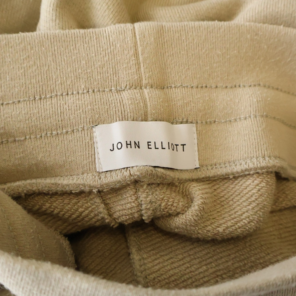 JOHN ELLIOTT(ジョンエリオット) 切替デザイン スウェット ジョガーパンツ ベージュ 2720600008