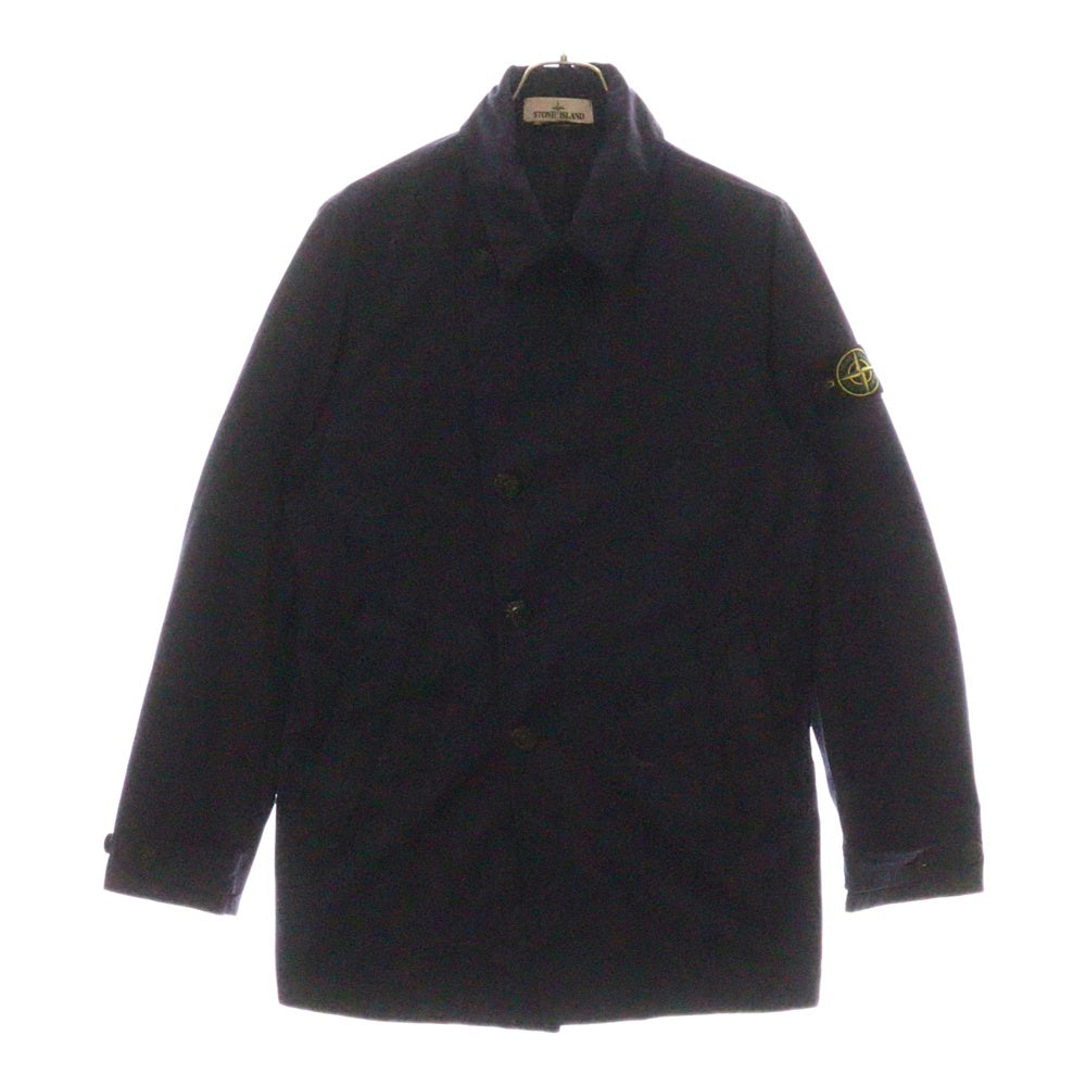 STONE ISLAND(ストーンアイランド) BATAVIA 2/2-TC プリマロフト ロゴパッチ ナイロンコート ネイビー 761543633