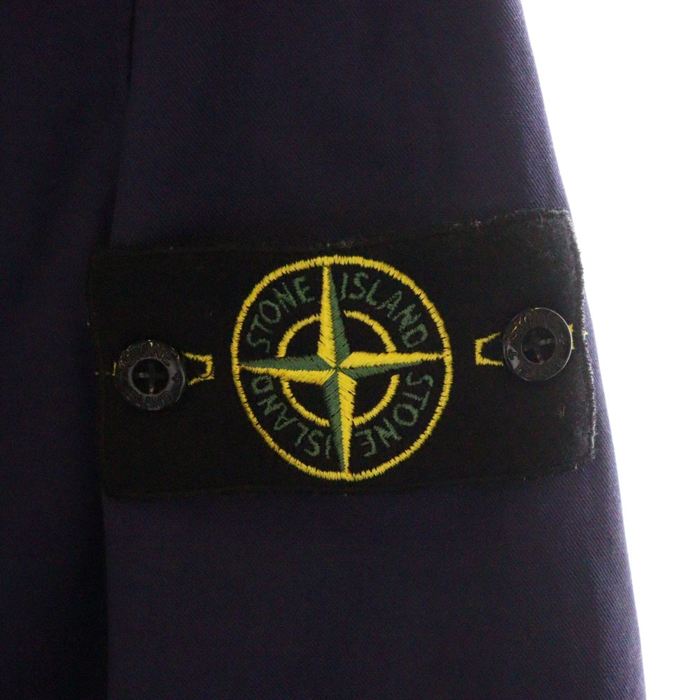 STONE ISLAND(ストーンアイランド) BATAVIA 2/2-TC プリマロフト ロゴパッチ ナイロンコート ネイビー 761543633