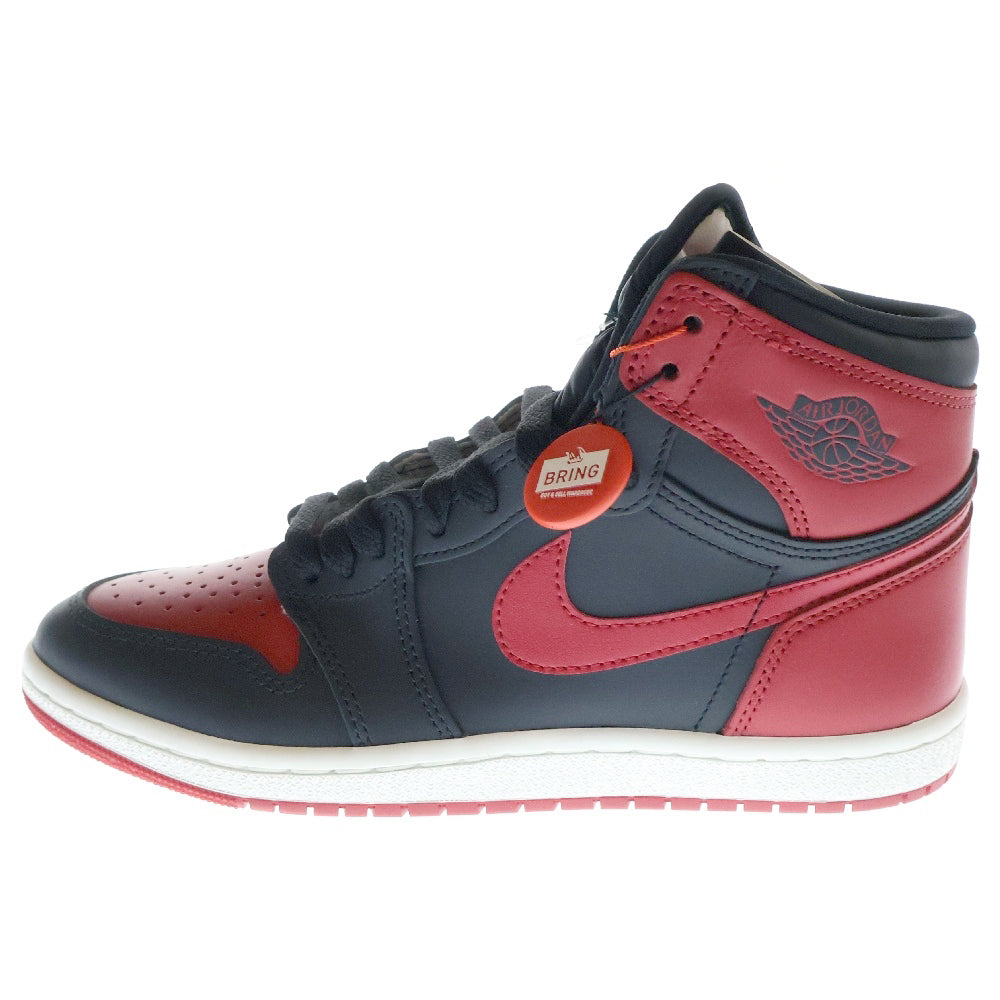 NIKE(ナイキ) AIR JORDAN 1 HIGH 85 BRED 2025 エアジョーダン 1 ブレッド ハイカットスニーカー ブラック/レッド US8/26cm HV6674-067
