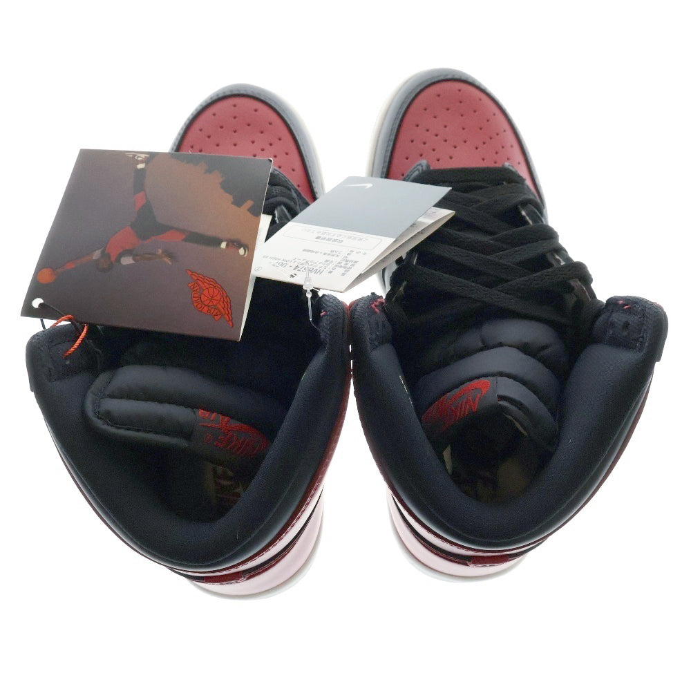 NIKE(ナイキ) AIR JORDAN 1 HIGH 85 BRED 2025 エアジョーダン 1 ブレッド ハイカットスニーカー ブラック/レッド US8/26cm HV6674-067