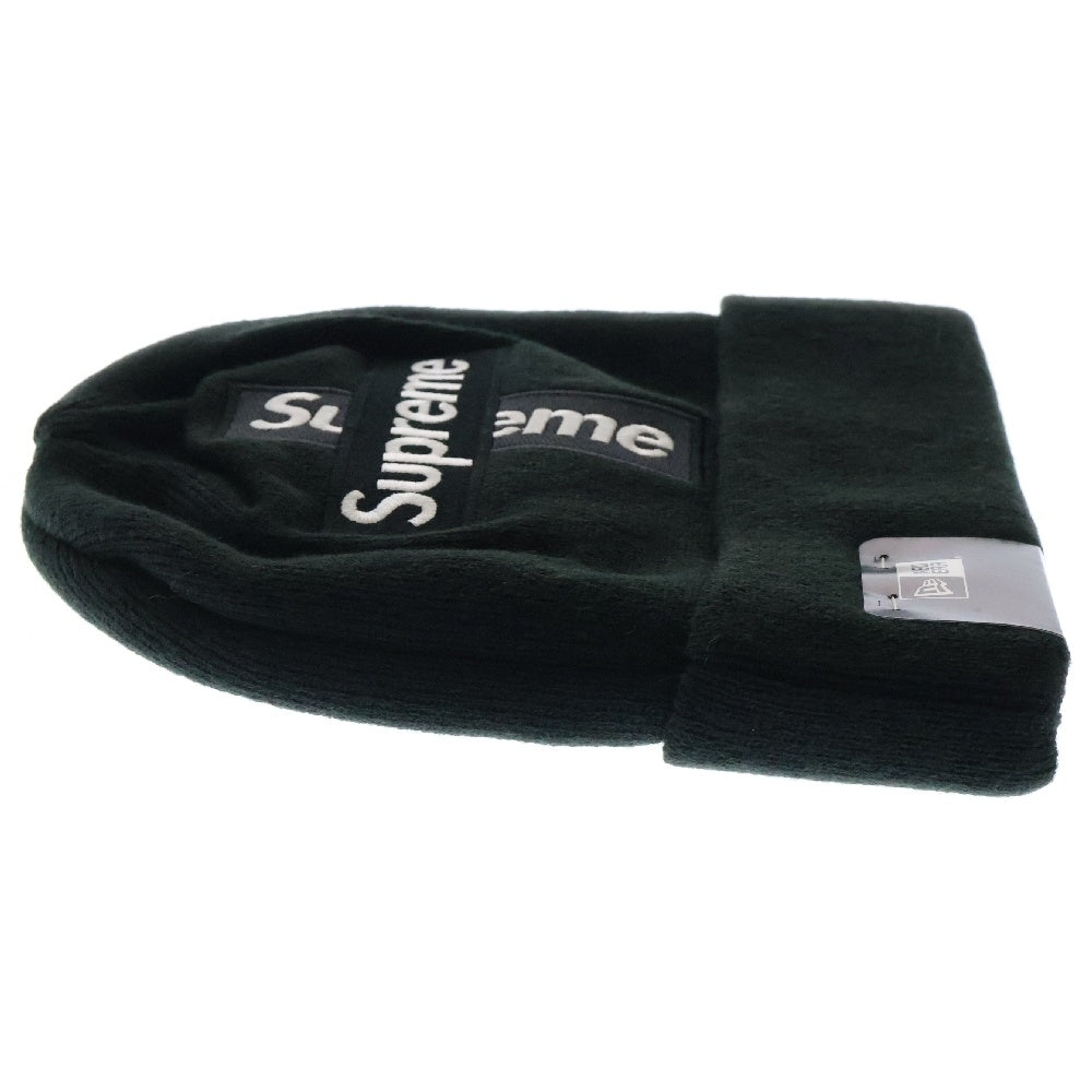 SUPREME(シュプリーム) 20AW × New Era Cross Box Logo Beanie ニューエラ クロスボックスロゴ ビーニー 帽子 ブラック