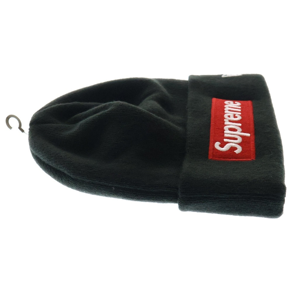 SUPREME(シュプリーム) 16AW × New Era Box Logo Beanie ニューエラ ボックスロゴ ビーニー 帽子 ブラック