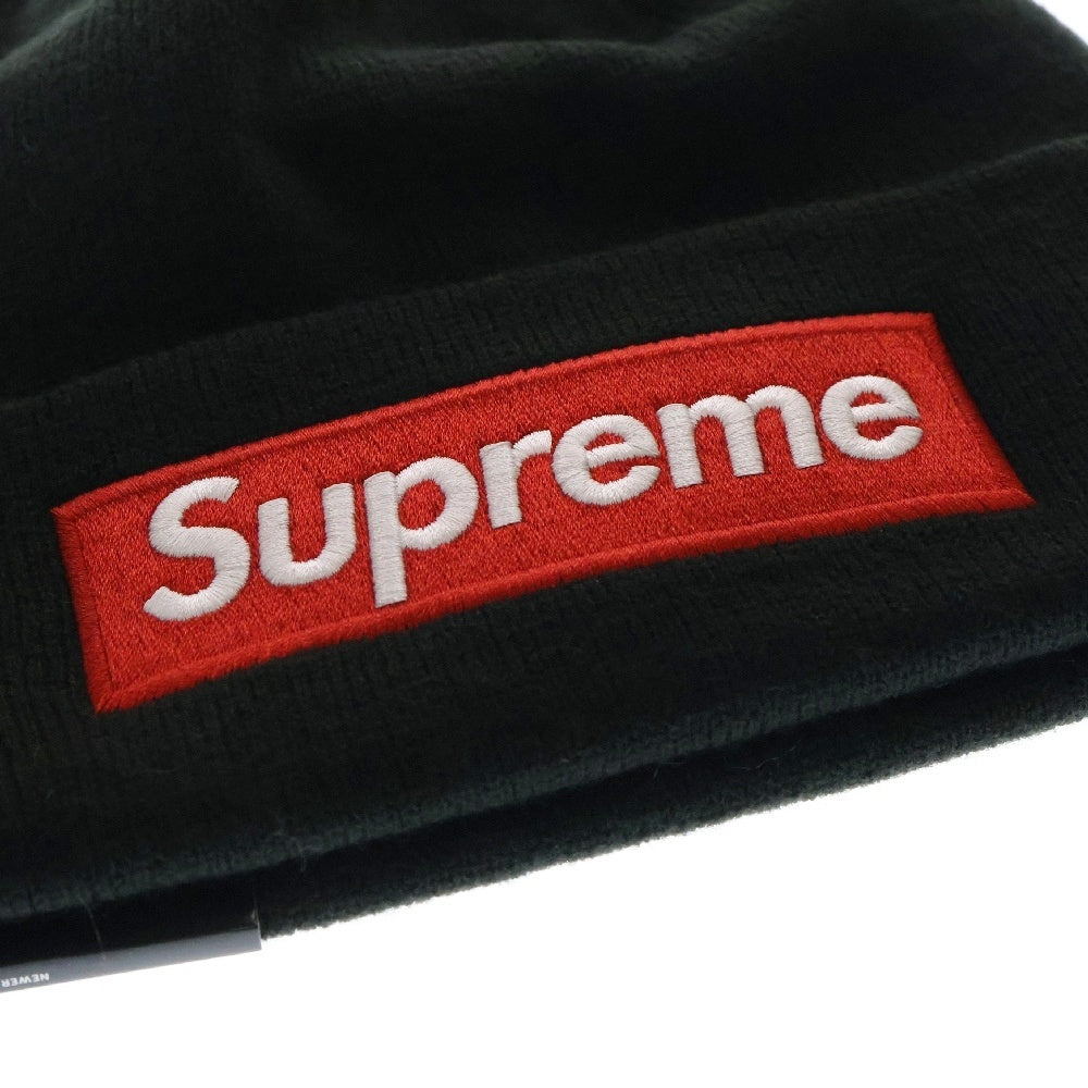 SUPREME(シュプリーム) 16AW × New Era Box Logo Beanie ニューエラ ボックスロゴ ビーニー 帽子 ブラック