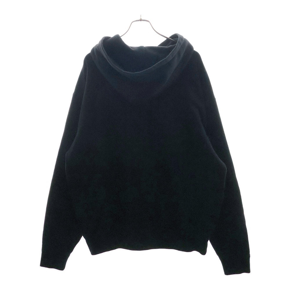 NEIGHBORHOOD(ネイバーフッド) 22AW COLLEGE-S HOODED LS CO ロゴプリントスウェットプルオーバーパーカー ブラック 222TPNH-CSM02