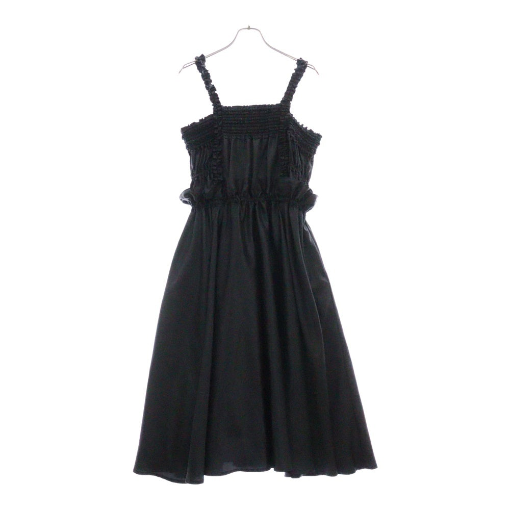 NOIR KEI NINOMIYA(ノワール ケイニノミヤ) 24AW AD2024 Ester Twill Dress エステルツイル ドレス ワンピース レディース ブラック 3N-O003