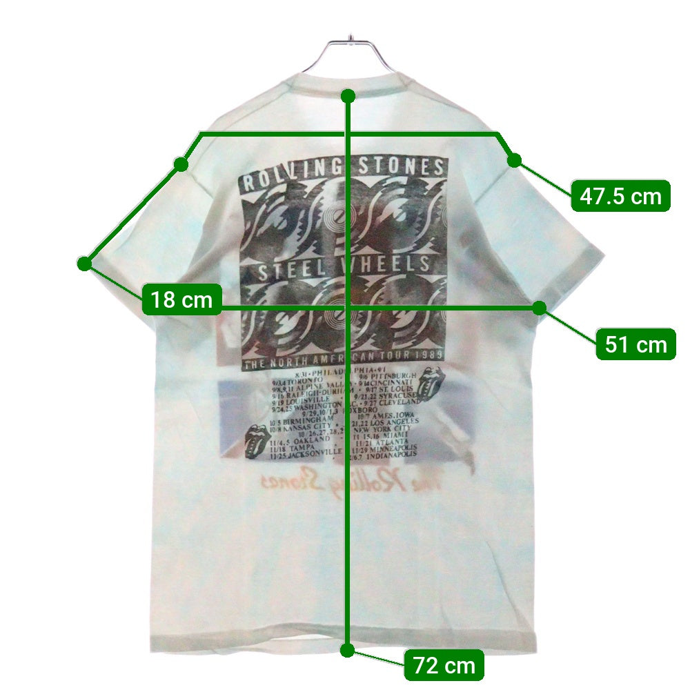 VINTAGE(ヴィンテージ) 80s THE ROLLING STONES ローリングストーンズ プリントTシャツ カットソー
