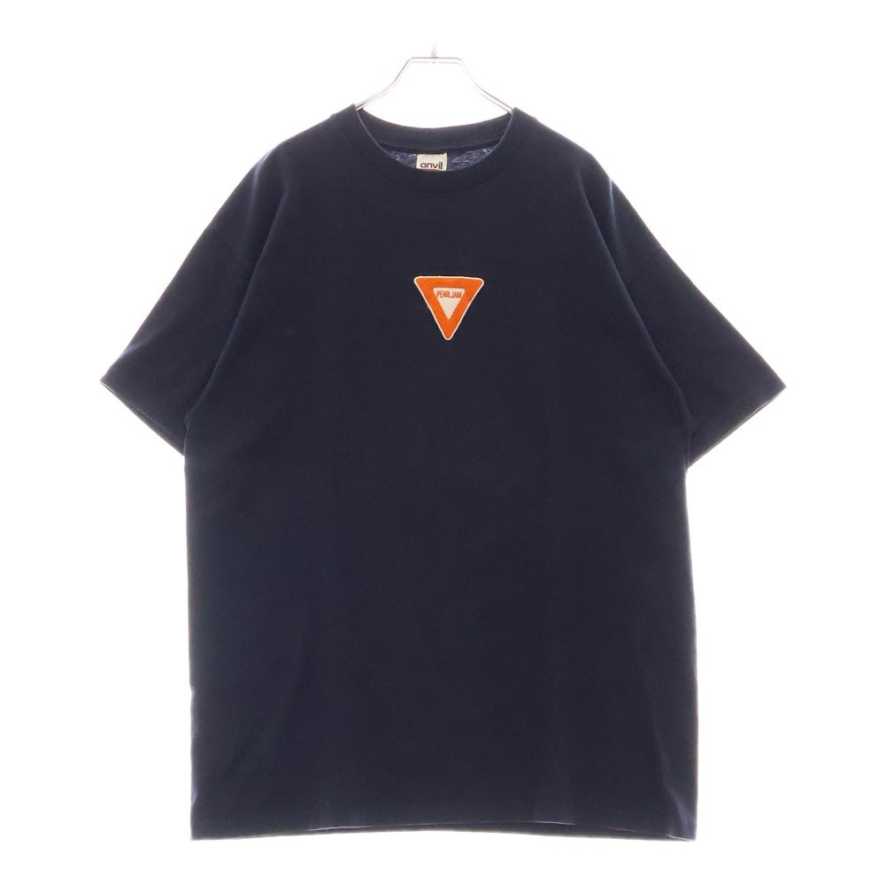 VINTAGE(ヴィンテージ) 90s pearl jam yield tee パールジャム ワッペン刺繍 クルーネック半袖Tシャツ ネイビー