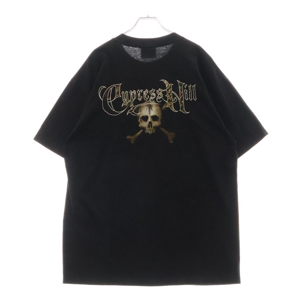 VINTAGE(ヴィンテージ) 90s CYPRESS HILL music tee Skull & Bones スカルプリント半袖Tシャツ カットソー
