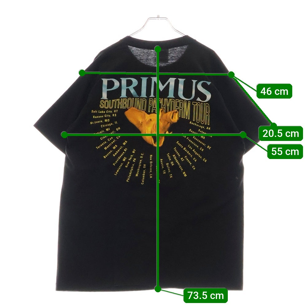 VINTAGE(ヴィンテージ) 90s PRIMUS SOUTHBOUND PACHYDERM TOUR プライムス プリントTシャツ カットソー
