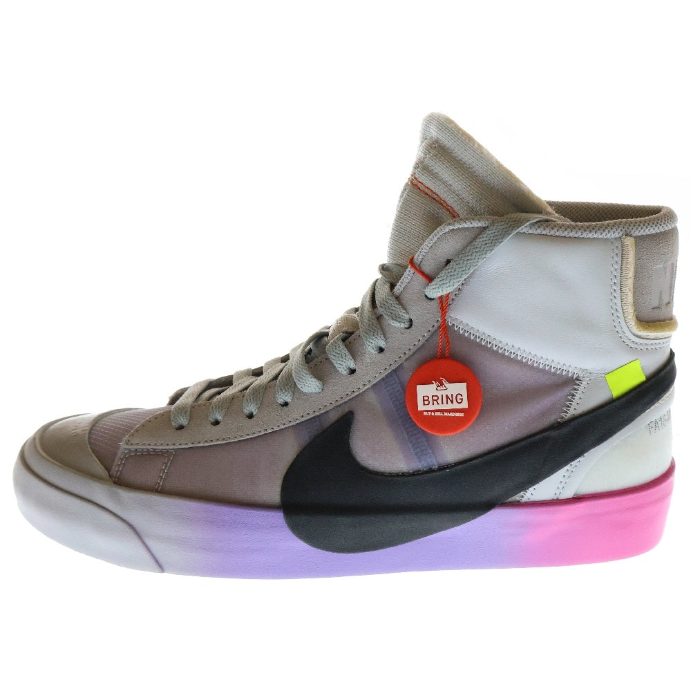 NIKE(ナイキ) ×OFF-WHITE THE 10 BLAZER MID SERENA WILLIAMS QUEEN オフホワイトブレーザー ミッドカットスニーカー セレーナウィリアムズ クイーン US9.0/27.0cm AA3832-002
