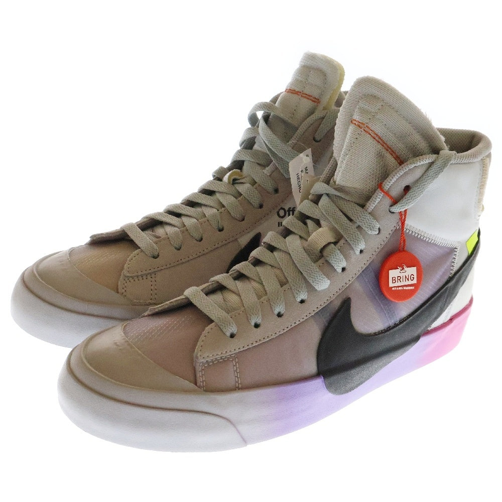 NIKE(ナイキ) ×OFF-WHITE THE 10 BLAZER MID SERENA WILLIAMS QUEEN オフホワイトブレーザー ミッドカットスニーカー セレーナウィリアムズ クイーン US9.0/27.0cm AA3832-002