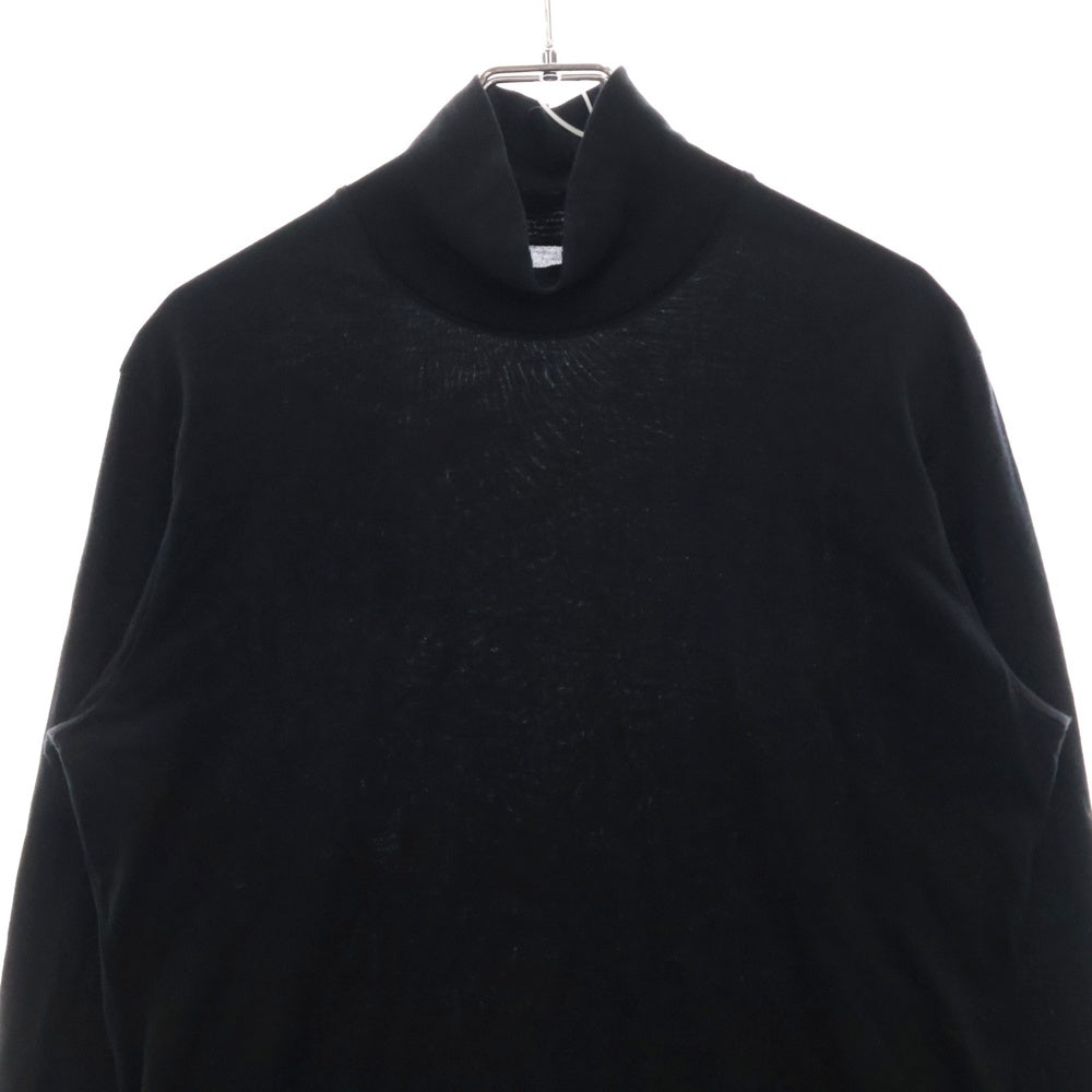 JOHN LAWRENCE SULLIVAN(ジョンローレンスサリバン) コットンハイネック長袖Tシャツ ブラック 5A008'15-37