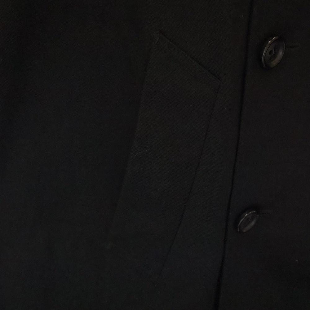 Y's(ワイズ) 20AW 変形 ダブルブレスト トレンチ ポンチョ コート ブラック レディース サンプル品 YB-C40-033