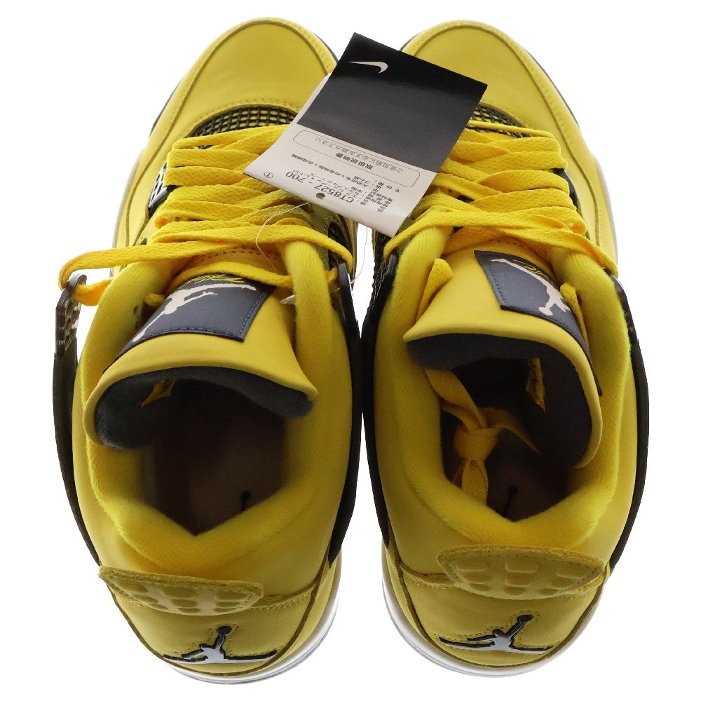 NIKE(ナイキ) AIR JORDAN 4 RETRO TOUR YELLOW エアジョーダン レトロ ハイカットスニーカー シューズ ツアー イエロー US9/27cm CT8527-700