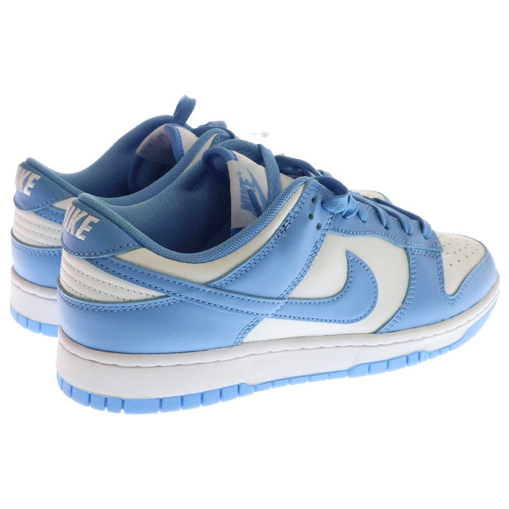 NIKE(ナイキ) DUNK LOW RETRO UNC UNIVERSITY BLUE ダンク ロー レトロ ノースカロライナ ローカットスニーカー ホワイト/ブルー US9/27cm DD1391-102