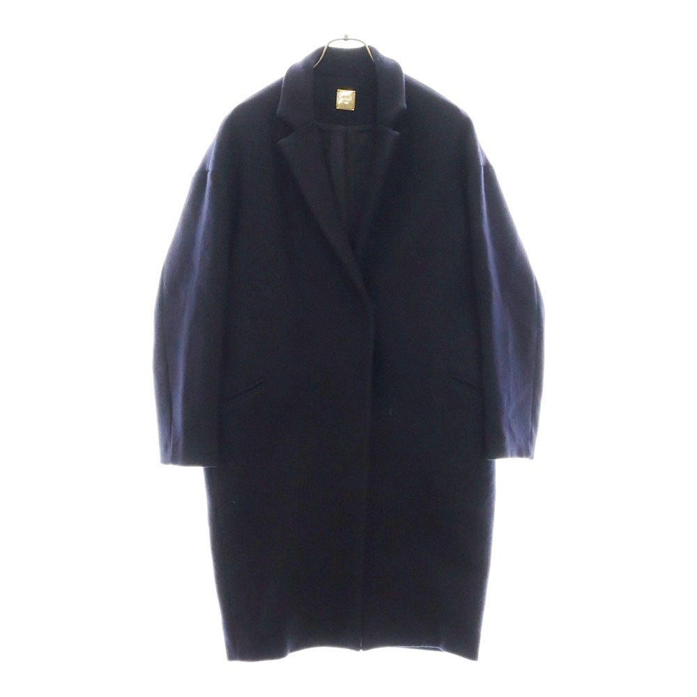 Deuxieme Classe(ドゥーズィエムクラス) 15AW ウール チェスター フィールド コート ネイビー レディース