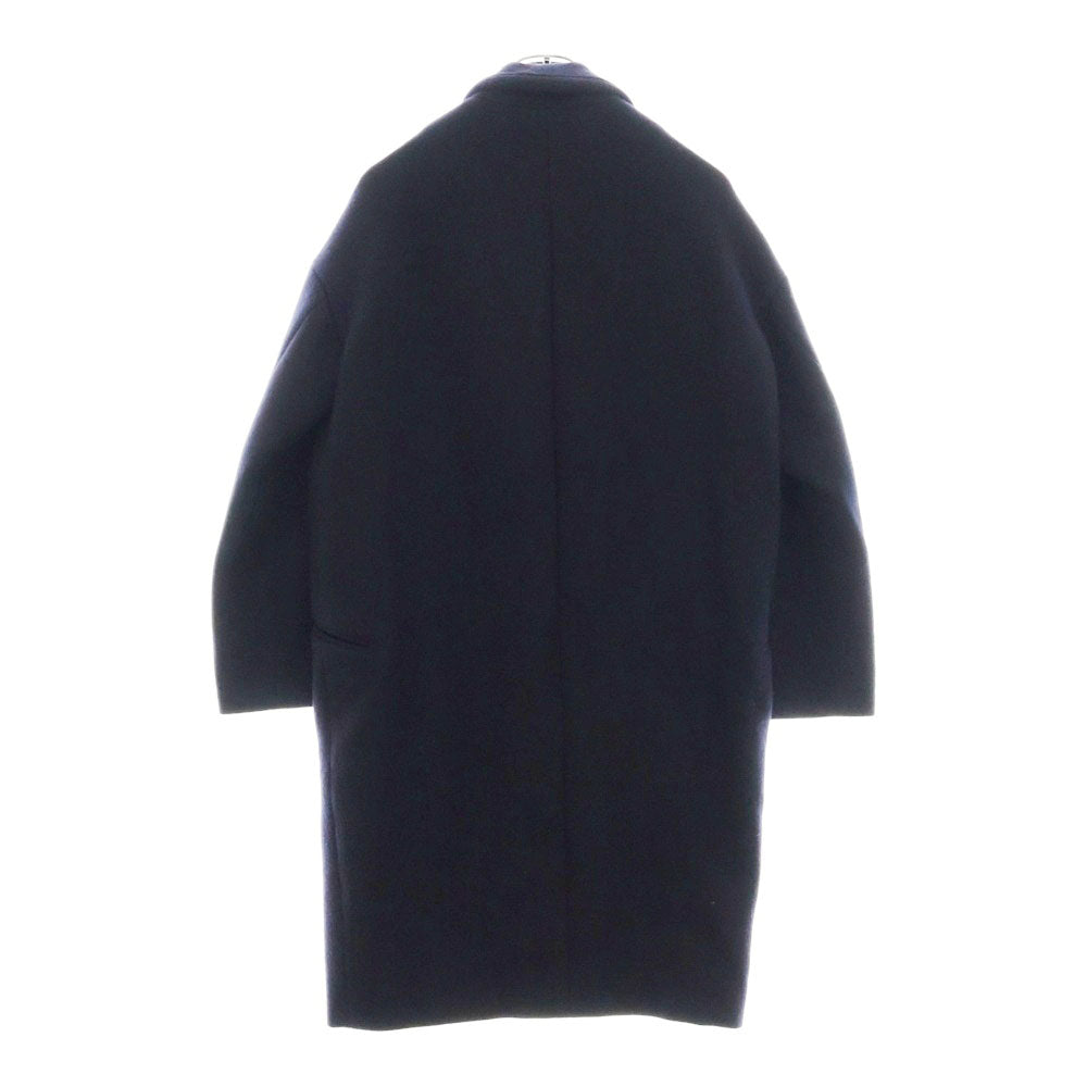 Deuxieme Classe(ドゥーズィエムクラス) 15AW ウール チェスター フィールド コート ネイビー レディース