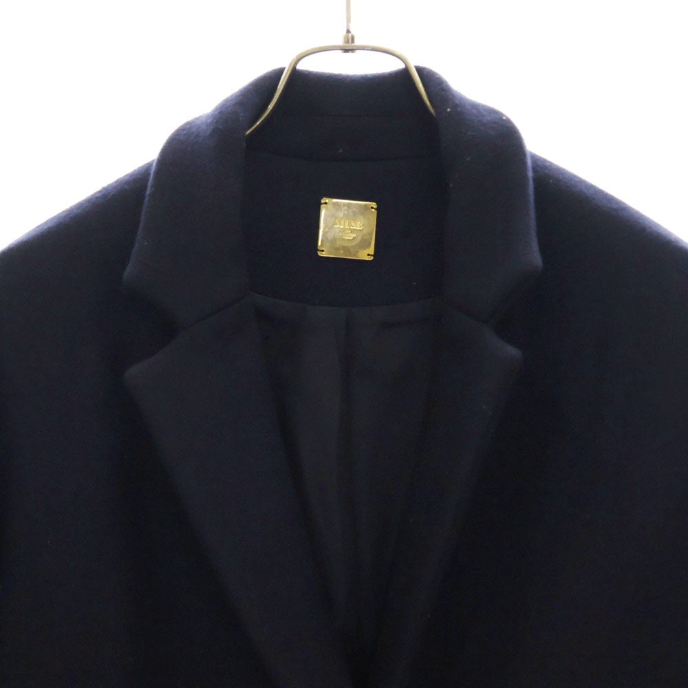 Deuxieme Classe(ドゥーズィエムクラス) 15AW ウール チェスター フィールド コート ネイビー レディース
