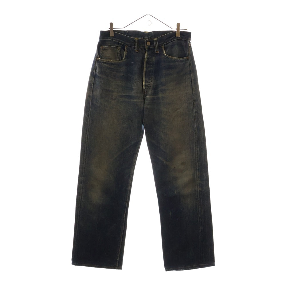 Levi's(リーバイス) 40S VINTAGE 501XX 46モデル 革パッチ 片面タブ BIG E 隠しリベット ドーム型 小股裏切りっぱなし ボタンフライ デニムパンツ インディゴ