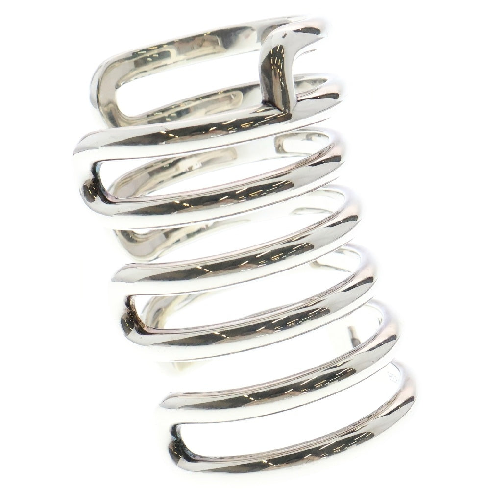HERMES(エルメス) Wide Cuff Bangle ワイドカフバングル ブレスレット シルバー