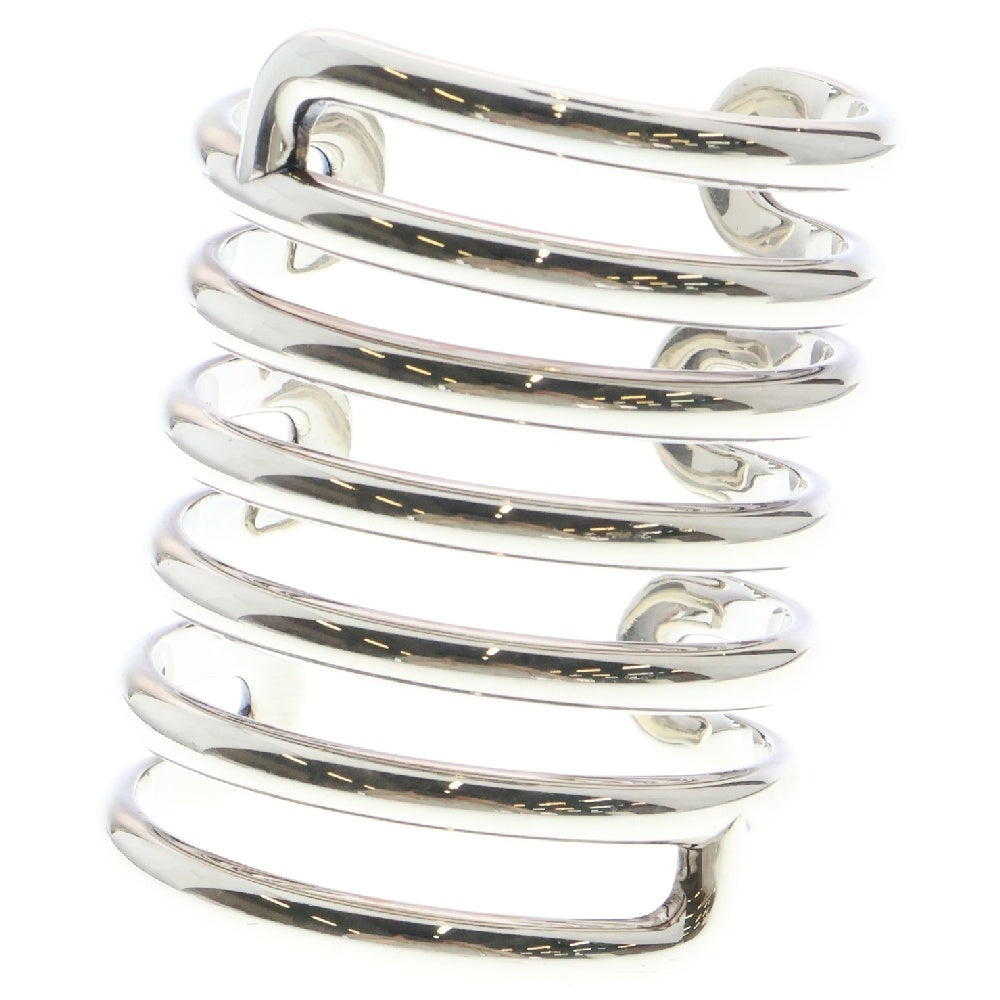 HERMES(エルメス) Wide Cuff Bangle ワイドカフバングル ブレスレット シルバー