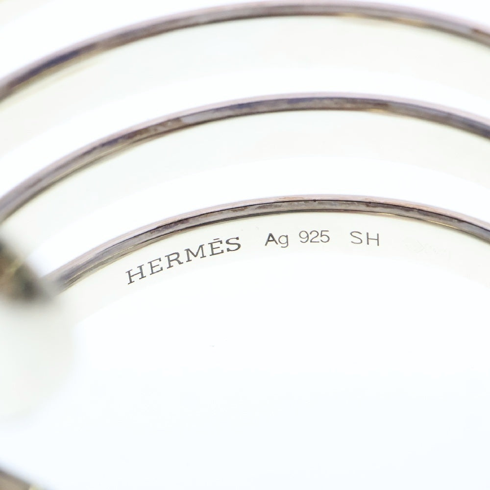 HERMES(エルメス) Wide Cuff Bangle ワイドカフバングル ブレスレット シルバー